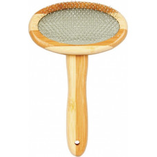 Duvo Plus (Be) Duvo Plus Bamboo Slicker Brush L, 19,5cm - bambusa pūku ķemme