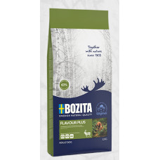Bozita (Se) Bozita Flavour Plus, 12kg - sausā barība ar ziemeļbriedi izvēlīgiem suņiem