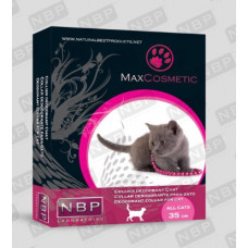 Max Cosmetic (Es) MAX COSMETIC Deodorant Collar Cat, 35cm - dezodorējošā kaklasiksna kaķiem