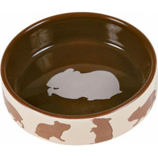 Trixie Bļoda dzīvniekiem, keramika : Trixie Ceramic bowl with motif, hamster, 80 ml/ø 8 cm