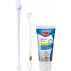 Trixie Zobu kopšanas komplekts kaķiem : Trixie Dental Hygiene Set for cats.