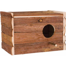 Trixie Ligzda putniem : Trixie Nest box, bark wood, 21×13×12 cm/ø 3.8 cm