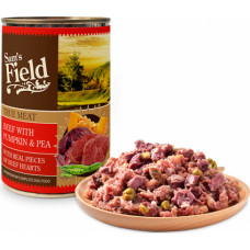 Sams Field Konservi suņiem : Sams Field DOG True Meat Beef With Pumpkin & Pea 400 g.