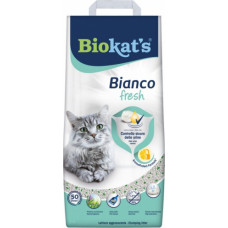 Gimborn Smiltis kaķu tualetei : Biokats Bianco Fresh 5/10kg