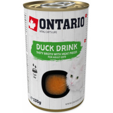 Ontario Konservi, zupa kaķiem : Ontario Drink Adult Duck, 135 g