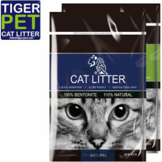 Tiger Pet Natural 10 l - cementējoši pakaiši kaķu tualetei bez aromāta