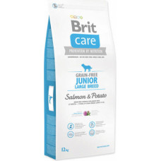 Brit Care Grain-free Junior Large Breed Salmon & Potato 12 kg barība kucēniem