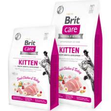 Brit Care Cat GF Kitten Healthy Growth & Development 7 kg barība kaķiem