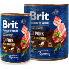 Brit Premium by Nature wet Pork with Trachea 800g mitrā barība suņiem