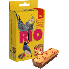 Mealberry RIO Biscuits with wild berries for all types of birds 5x7g - cepumi ar meža ogām