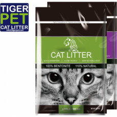 Tiger Pet Apple Scent 5 l - cementējoši pakaiši kaķu tualetei