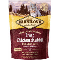 Carnilove Fresh Chicken & Rabbit Gourmand for Adult 2 kg barība kaķiem