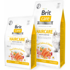 Brit Care Cat GF Haircare Healthy & Shiny Coat 7 kg barība kaķiem