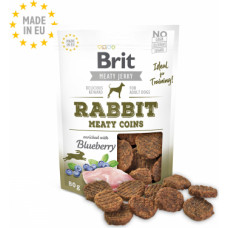 Brit Jerky Rabbit Meaty Coins Snack 80 g kārums suņiem