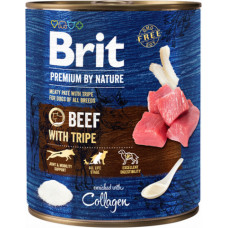 Brit PREMIUM wet Beef with Tripes 800 g konservi suņiem