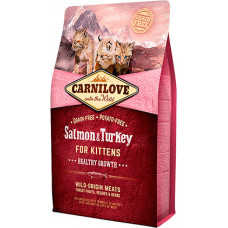 Carnilove Salmon & Turkey for Kittens 2 kg barība kaķiem