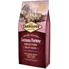 Carnilove Salmon & Turkey for Kittens 6 kg barība kaķiem