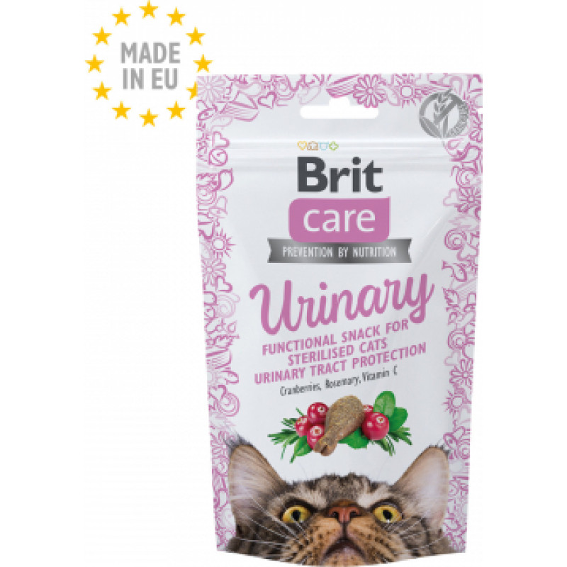 Brit Care Cat Snack  Urinary 50g papildbarība kaķiem